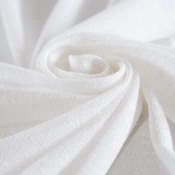 Трикотаж 056-16547 молочный однотонный