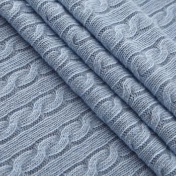 Трикотаж вязаный 056-16593 голубой