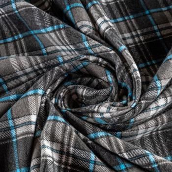 Фланель К10-052 серый принтованный