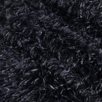 Мех/перо искусственный на трикотажной основе 037-20748 черный