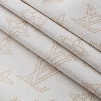 Кашемир двухсторонний Louis Vuitton 022-20219 молочный/бежевый