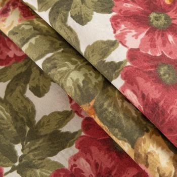 Ткань с водо- и грязеотталкивающей пропиткой 22-02-20717 экрю принтованный