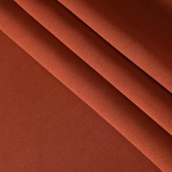 Ткань портьерная блэкаут 10-02-15640 жженый апельсин однотонный