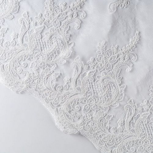 Гипюр К12-958 молочный