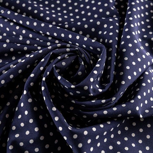 Вискоза "Лоренцо" К33-182 темно-синий принтованный