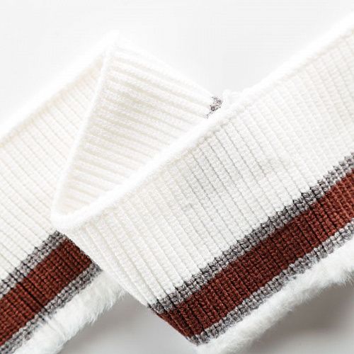 Подвяз с люрексом 8х70 см 573527 серый/белый/коричневый