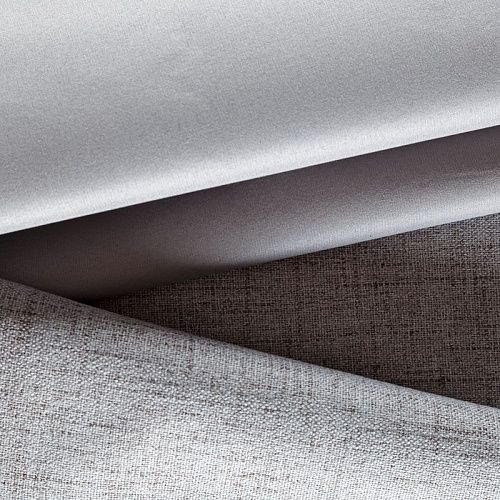 Ткань портьерная блэкаут рогожка h-280 см 10-02-04501 серебристо-серый