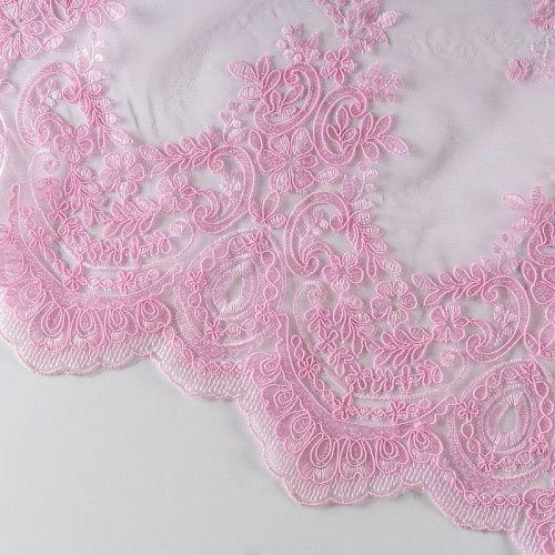 Гипюр К03-0081 розовый