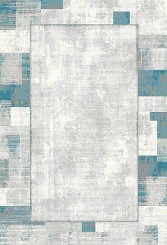 Ковер прямоугольный 300х400 см Woolknot Craft M426B темно-серый/синий