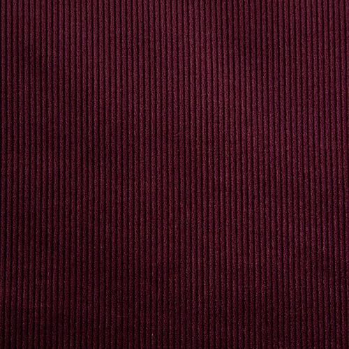 Вельвет стрейч 008-20778 бургунди однотонный