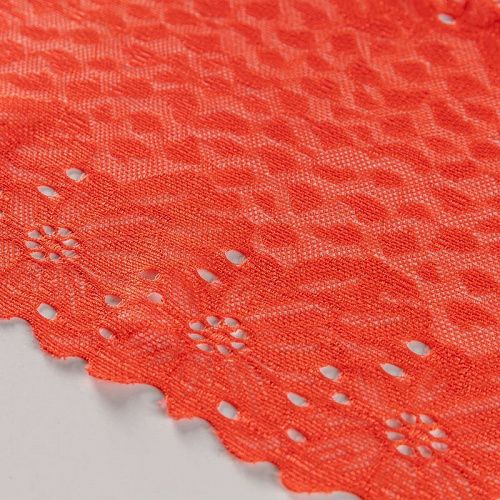 Кружево эластичное 170 мм Ф01-0025 алый