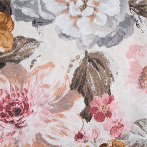 Ткань с водо- и грязеотталкивающей пропиткой 22-02-20741 молочный принтованный