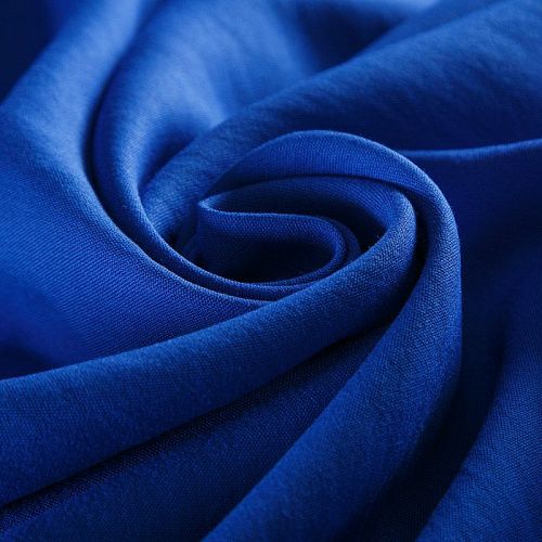 Вискоза 009-16499 васильковый однотонный