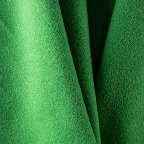 Ткань пальтовая К25-399 зеленый однотонный