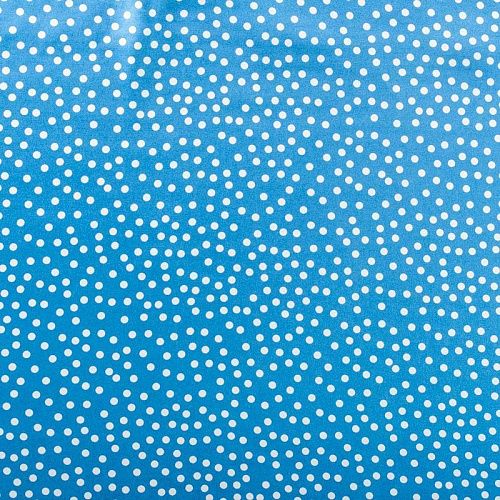 Шелк синтетический 065-01319 сине-голубой принтованный