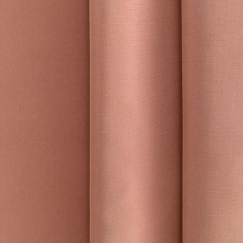 Ткань портьерная тафта h-295 см Т241-02-330 персиково-розовый однотонный