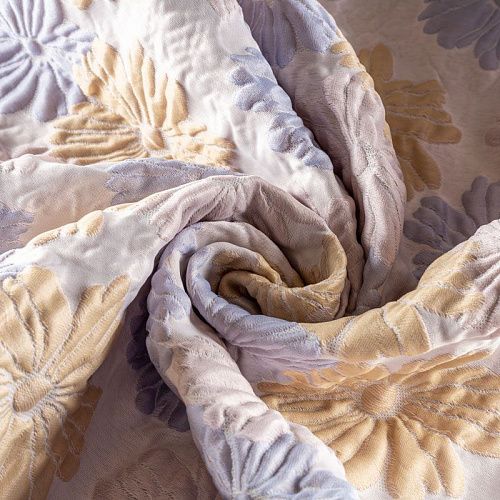 Жаккард К12-365 молочно-голубой