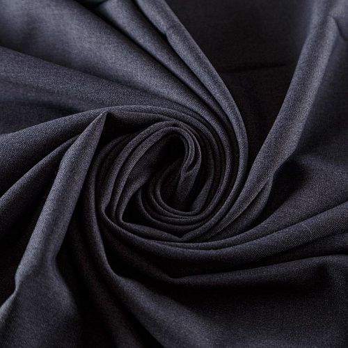 Ткань костюмная 025-09405 темно-серый однотонный