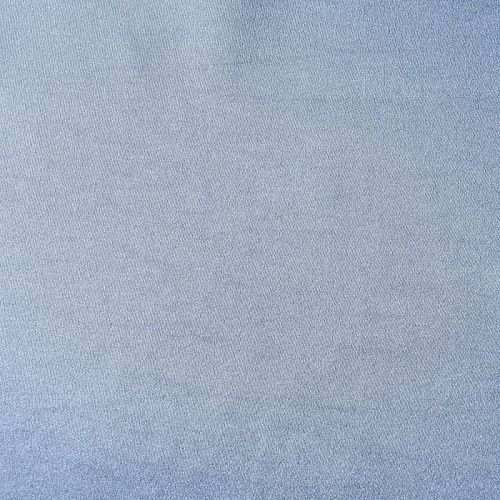 Ткань портьерная сатин h-310 см 16-02-10793 холодный голубой однотонный