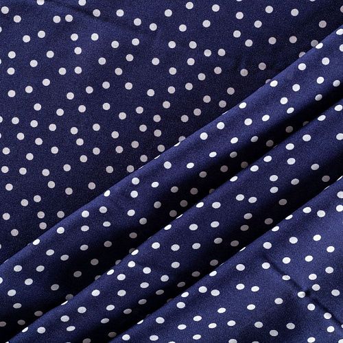 Штапель 069-01472 синий принтованный