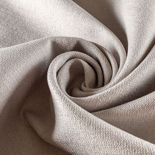 Ткань портьерная лен h-295 см 05-02-00473 светло-серый однотонный