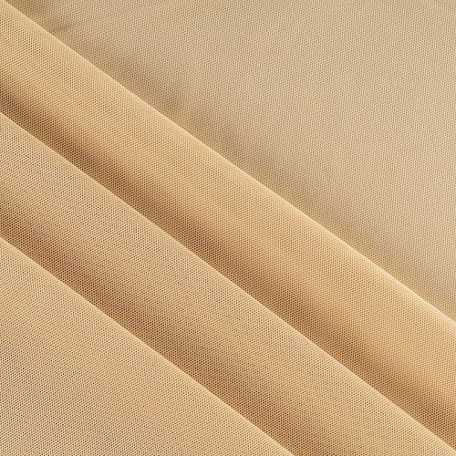 Сетка трикотажная К33-066 песочный однотонный