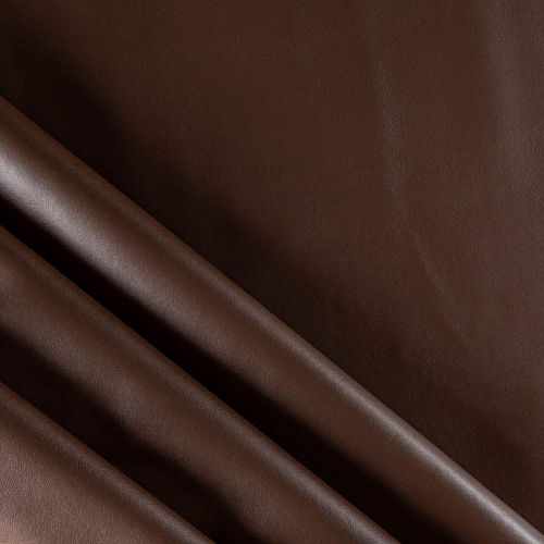 Экокожа на флисе 1020-341-070-0023 коричневый однотонный