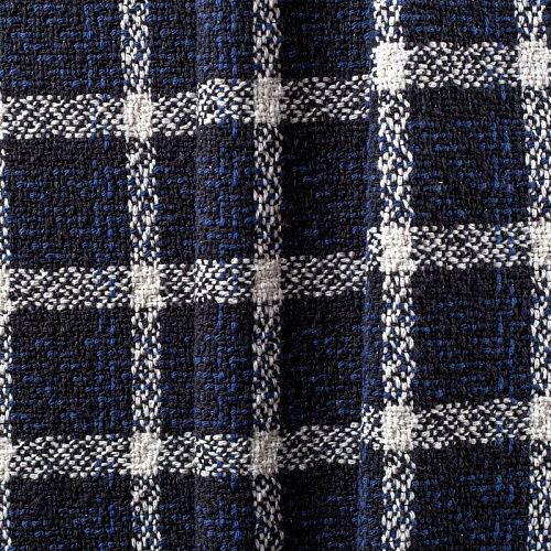 Твид шанель 052-01138 сине-белый