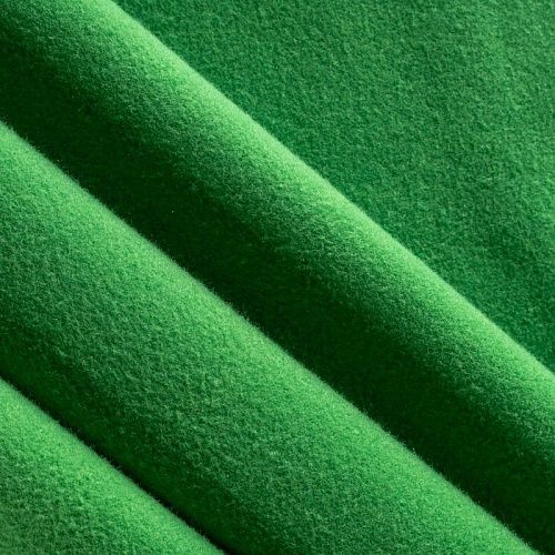 Ткань пальтовая К25-399 зеленый однотонный