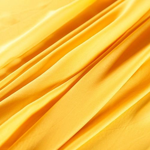 Шифон К28-847 ярко-желтый однотонный