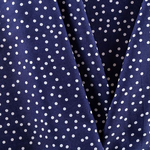 Штапель 069-01472 синий принтованный