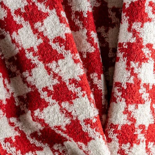 Твид 052-00343 молочно-красный