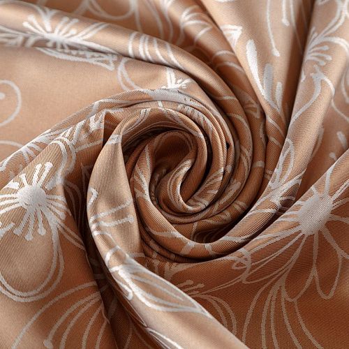 Ткань портьерная жаккард Т365-02-28 карамельный