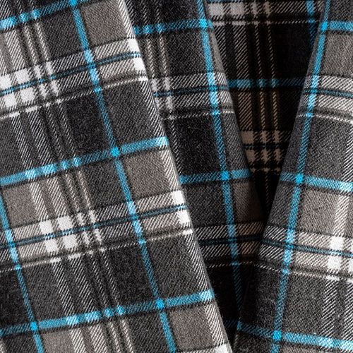 Фланель К10-052 серый принтованный