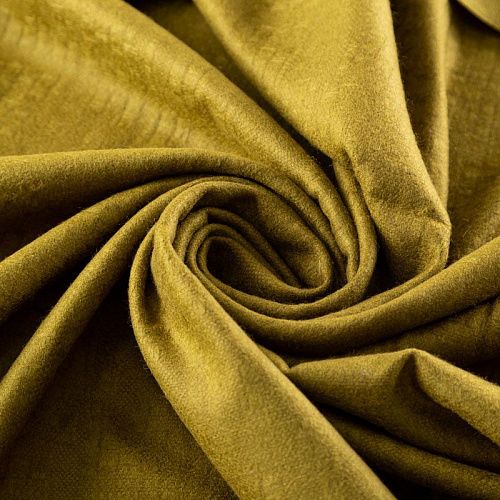 Шерсть К26-003 зеленая олива однотонный