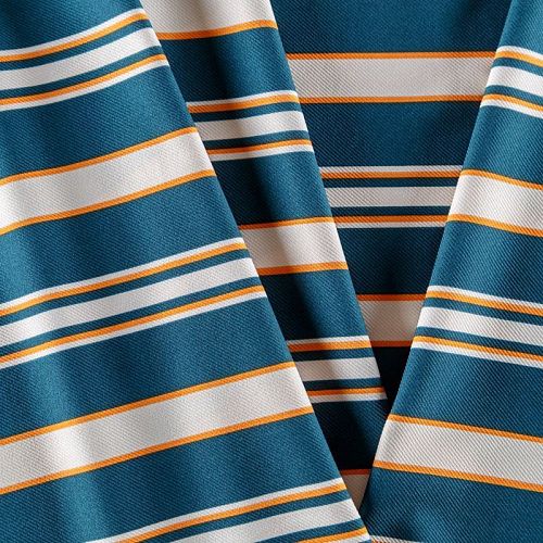 Ткань плательно-рубашечная 049-08392 молочный/петроль