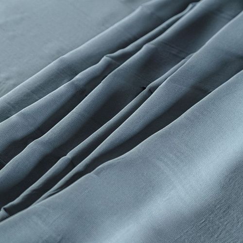 Шифон К28-824 серый однотонный