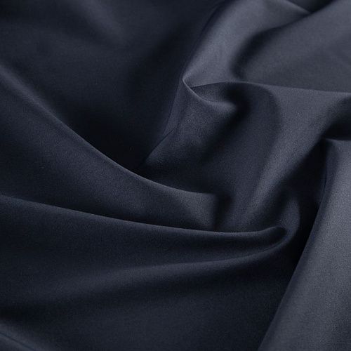 Ткань плащевая стрейч 042-20785 черный однотонный