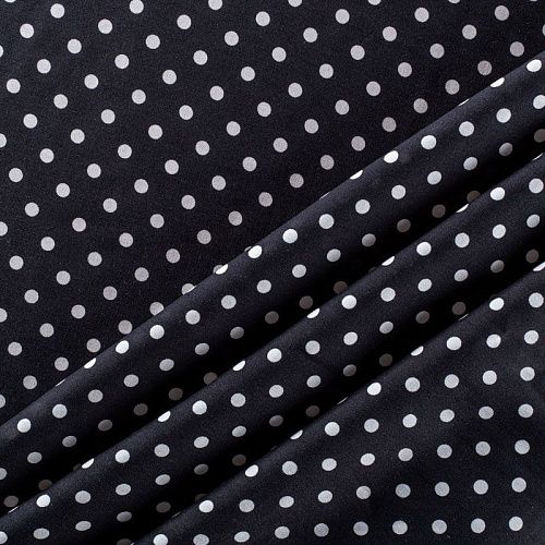 Штапель 069-01474 черный принтованный