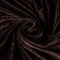 Бархат стрейч К33-775 темный шоколад однотонный