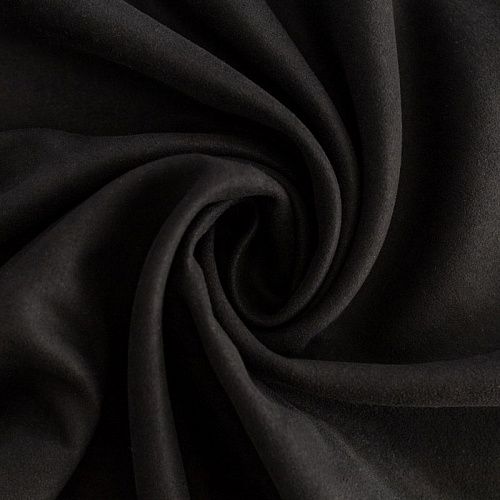 Замша портьерная h-300 см 529-02-90 черный однотонный