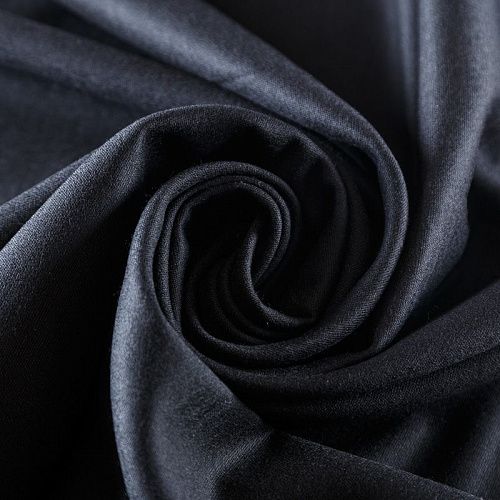 Шерсть двойная 066-09663 черный однотонный