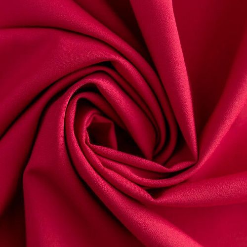 Ткань костюмная К33-455 темно-малиновый однотонный