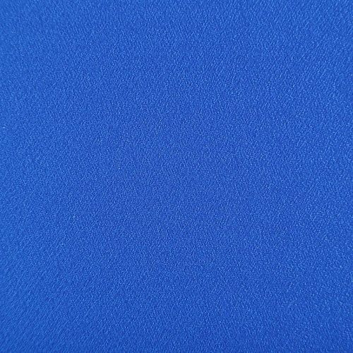 Кади креп-атлас 001-06580 синий электрик однотонный