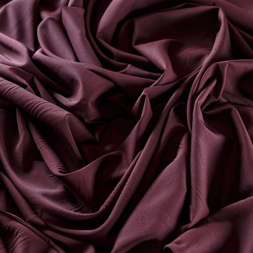 Креп-шифон 027-09890 винный однотонный