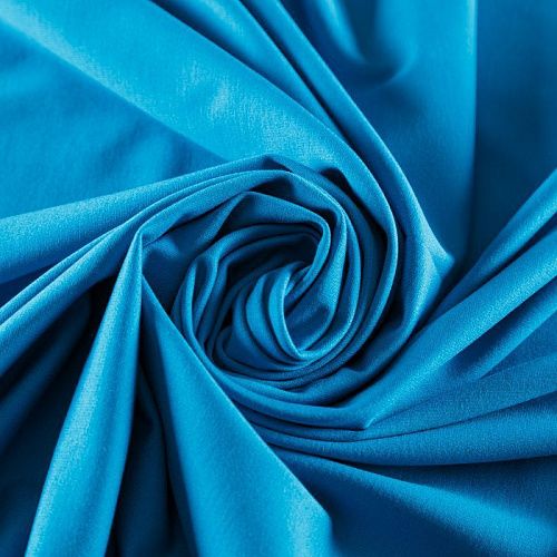 Джерси 014-09677 лазурно-голубой однотонный