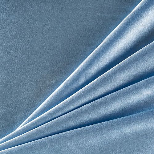 Креп-сатин К33-868 светло-голубой однотонный