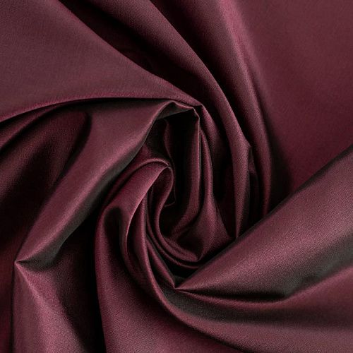 Ткань портьерная тафта h-295 см Т263-02-83 винный однотонный