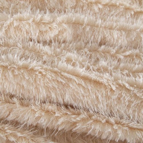 Мех искусственный на трикотажной основе 037-20749 бежевый