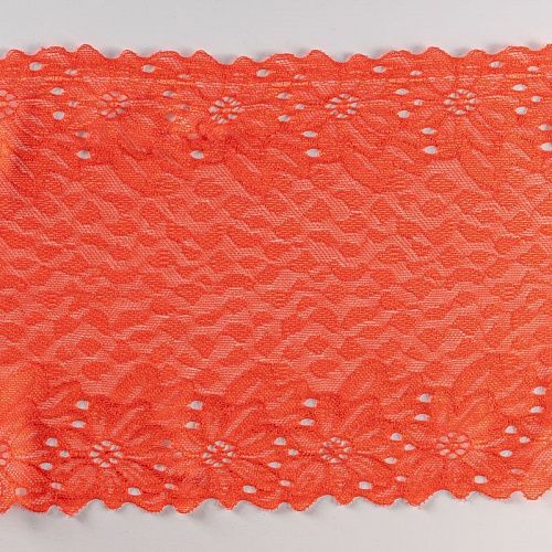 Кружево эластичное 170 мм Ф01-0025 алый